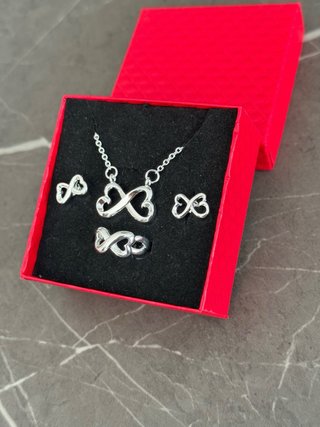Set gioielli infinito argento 925
