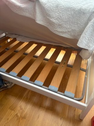 Cama individual con somier y colchón