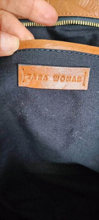 Bolso Tote de Piel Marrón