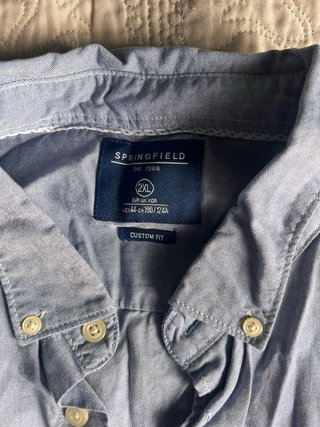 Camisa Springfield azul hombre
