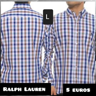 Camisa Ralph Lauren Cuadros Talla L