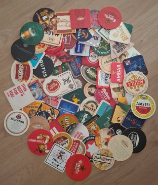 Confezione da 80 sottobicchieri per birra e altre bevande