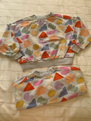 Sudaderas Estampadas gemelos  Talla 5