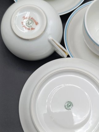 Set tazas de té Porcelana Limoges
