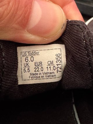 Scarpe Vans Bambino Nere TG: 22