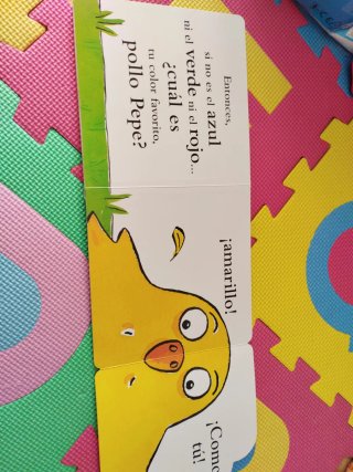 El pollo Pepe y los colores