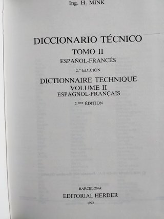 Diccionario técnico