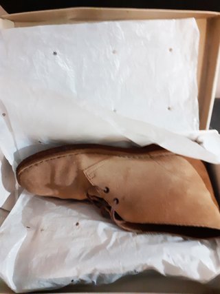 Clarks Desert Boot Suede Beige Tg 42
