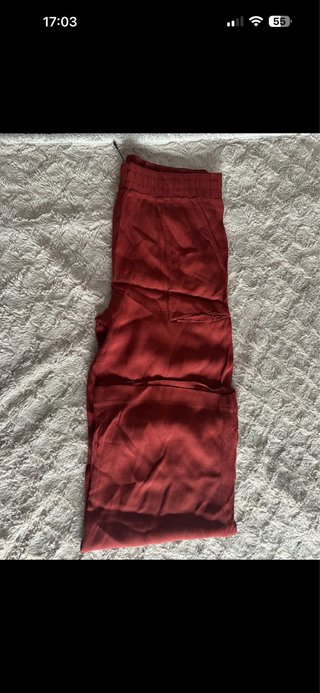 Pantalón Mango Rojo Talla M