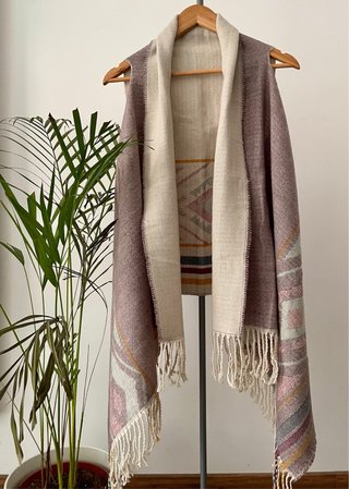 Chaleco Étnico Reversible Talla Única
