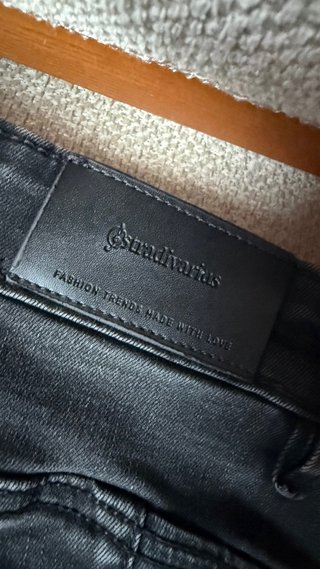 Stradivarius Jeans Talla 34 Negro