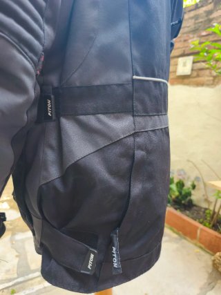 Chaqueta Moto Piton Negra