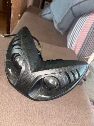 Faro Aerox Negro y Amarillo