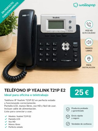 Teléfono IP Yealink T21P E2