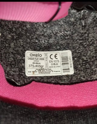 Casco Patinaje Rosa Oxelo