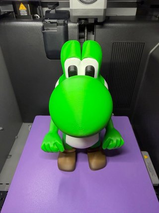 Figura Yoshi 3D multicolor alta calidad