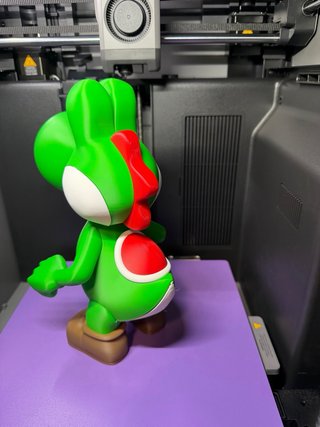 Figura Yoshi 3D multicolor alta calidad