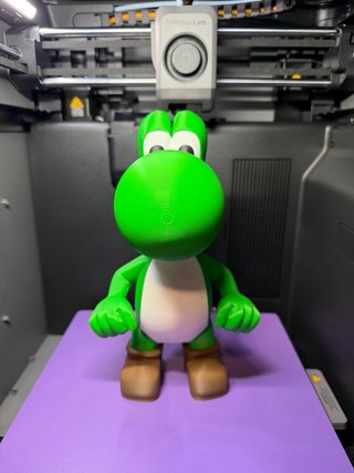 Figura Yoshi 3D multicolor alta calidad
