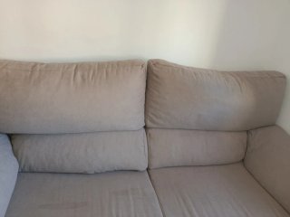 Sofá 2 plazas y Sofá 3 plazas gris