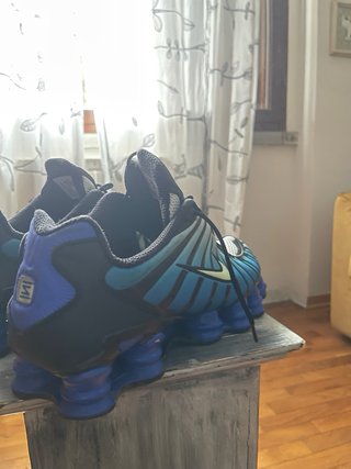 Scarpe Nike Shox Blu/Grigie