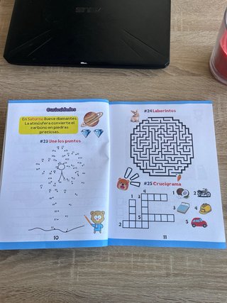 Libro de juegos y pasatiempos para niños de 7 a 11