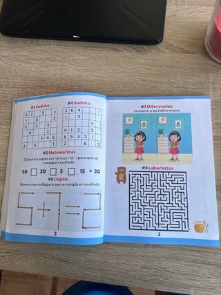 Libro de juegos y pasatiempos para niños de 7 a 11