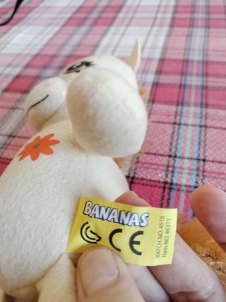 Peluche Pony Beige Bananas Infantil Suave