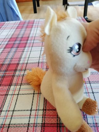 Peluche Pony Beige Bananas Infantil Suave