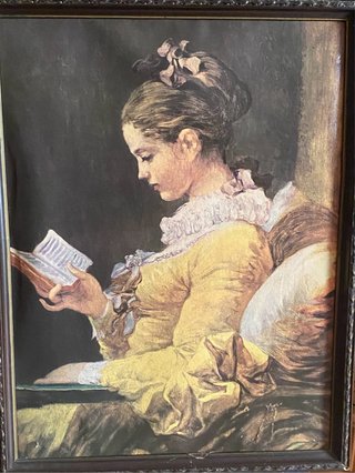 Obra La Lectora Pintura Clásica