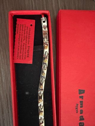 Bracciale uomo Armada Nueva oro e argento