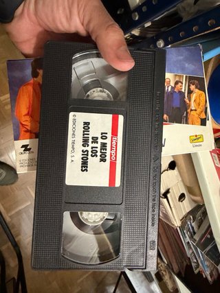 Película VHS Lo Mejor de los Rolling Stones 1990