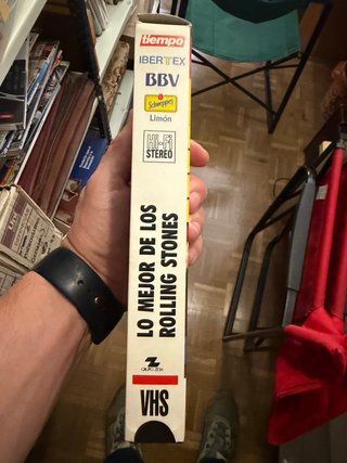 Película VHS Lo Mejor de los Rolling Stones 1990