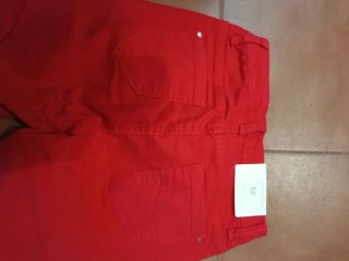 Pantalones pitillo rojos skinny nuevos
