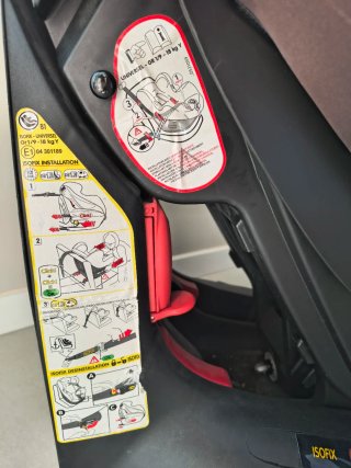 Silla de coche para bebé con isxofix