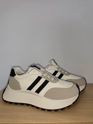 Zapatillas deportivas mujer blancas y negras