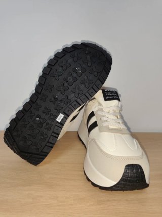 Zapatillas deportivas mujer blancas y negras