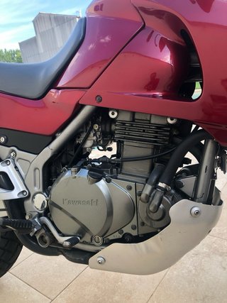 Kawasaki KLE 500 Rojo - Moto Aventura