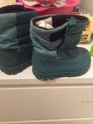 Botas de nieve verdes talla 22-23