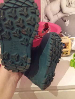 Botas de nieve verdes talla 22-23