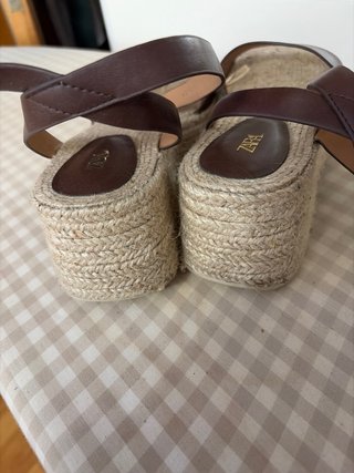 Sandalias Zara Marrones Talla 36