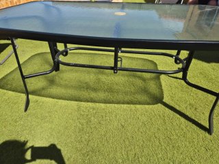 Mesa Jardín Cristal 100x167cm