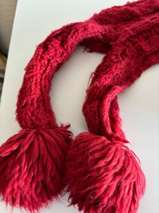 Lote Gorro y Bufanda Niña Minnie Rojo