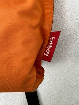 Mochila Fatboy Naranja y Negra