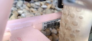 Bici de equilibrio rosa BTWIN run ride light pink