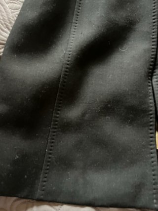 Abrigo Burberry Negro Forro Dorado