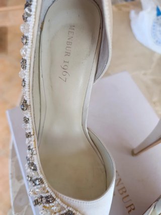 Zapatos de Novia MENBUR 1967 Blancos
