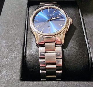 Hamilton Jazzmaster Lady Auto Blu - Full Set