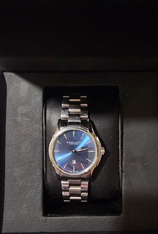 Hamilton Jazzmaster Lady Auto Blu - Full Set