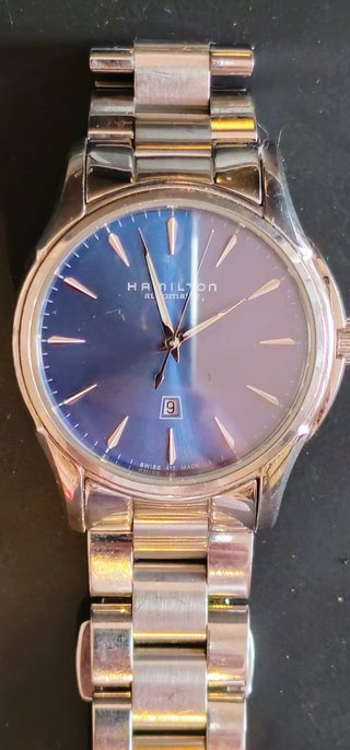Hamilton Jazzmaster Lady Auto Blu - Full Set