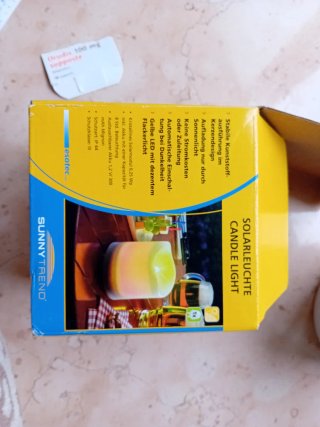 Candela LED Sunny trend energia solare